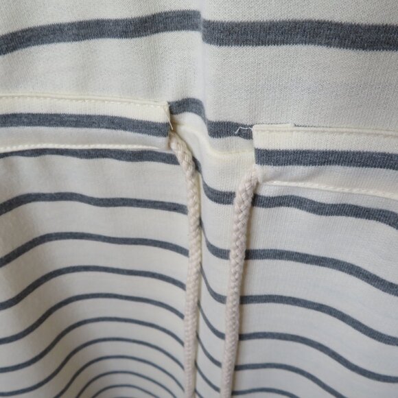 Ya Los Angeles V-Neck Gray Stripe Tie Waist - Picture 6 of 7